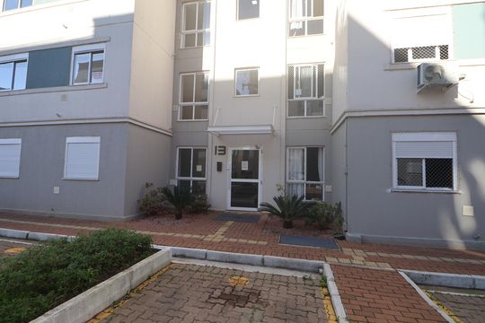 Fachada do bloco de apartamento à venda com 2 quartos, 44m² em Estância Velha, Canoas