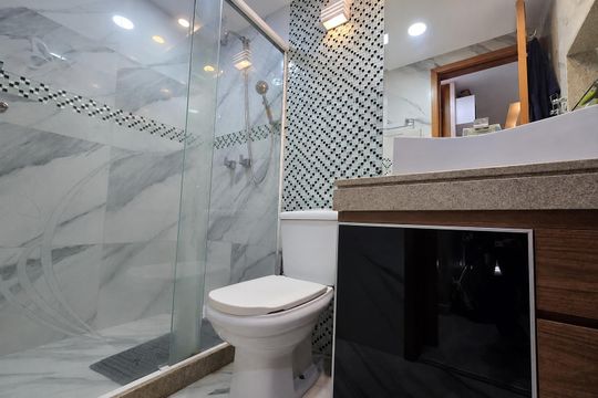 Banheiro 2 de apartamento à venda com 3 quartos, 90m² em Jacarepaguá, Rio de Janeiro
