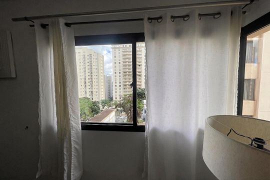 Sala de apartamento para alugar com 1 quarto, 42m² em Jardim Paulista, São Paulo
