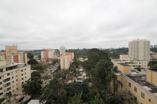 Vista da Suíte de apartamento para alugar com 1 quarto, 27m² em Morumbi, São Paulo