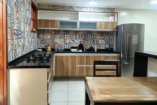 Cozinha de casa para alugar com 2 quartos, 70m² em Barreto, Niterói