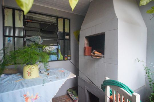Área comum - Churrasqueira de casa à venda com 2 quartos, 110m² em Santos Dumont, São Leopoldo