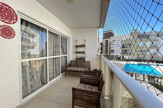 Varanda de apartamento para alugar com 2 quartos, 84m² em Campeche, Florianópolis