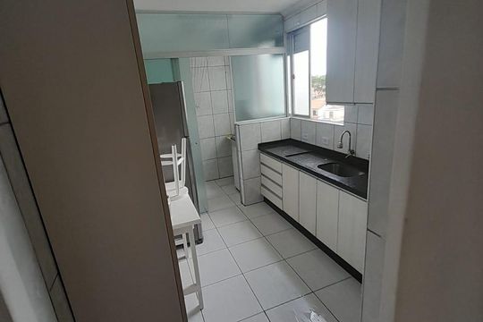 Cozinha de apartamento à venda com 2 quartos, 64m² em Parque Marajoara, Santo André
