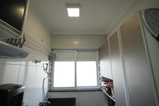 Área de Serviço de apartamento à venda com 2 quartos, 50m² em Vila Floresta, Santo André