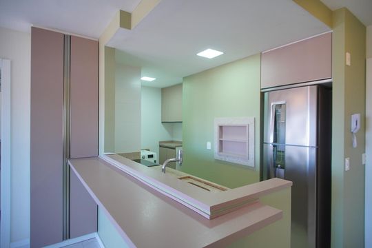 Cozinha de apartamento para alugar com 1 quarto, 44m² em Petrópolis, Porto Alegre