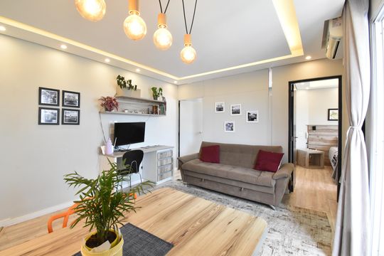 Sala de apartamento para alugar com 2 quartos, 53m² em Juvevê, Curitiba