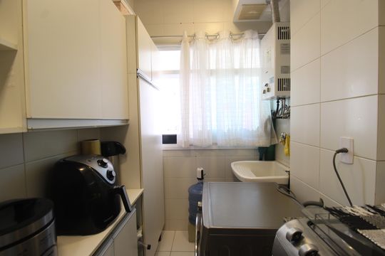 Área de serviço de apartamento à venda com 2 quartos, 69m² em Barra Olímpica, Rio de Janeiro