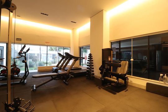Área comum - Academia de apartamento para alugar com 2 quartos, 70m² em Patrimônio, Uberlândia