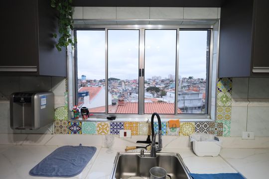 Cozinha de casa para alugar com 3 quartos, 125m² em Veloso, Osasco