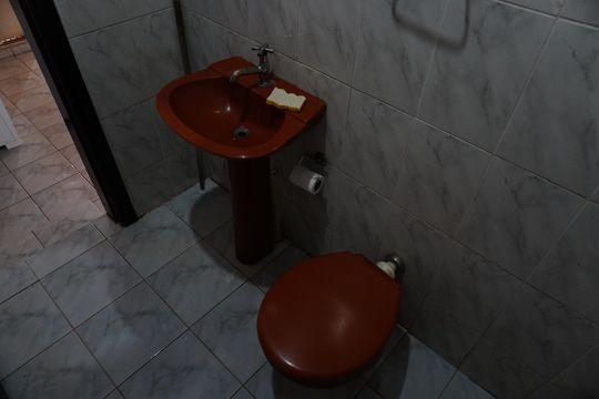 Banheiro externo de casa para alugar com 2 quartos, 186m² em Antonio Zanaga I, Americana