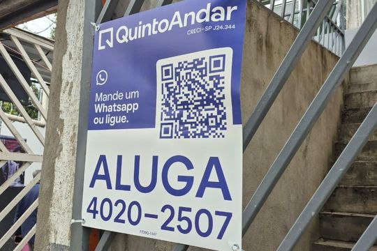 Placa de casa para alugar com 2 quartos, 65m² em Vila Ernesto, São Paulo