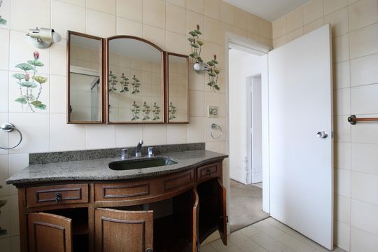 Banheiro Social de casa para alugar com 4 quartos, 140m² em Indianópolis, São Paulo