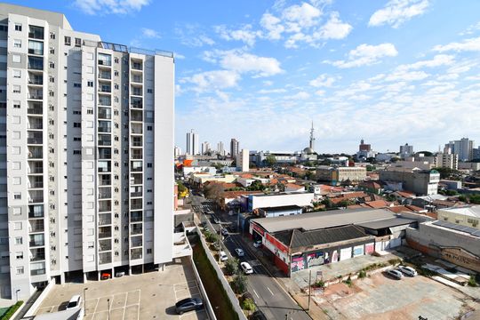 Quarto 1 - Vista de apartamento à venda com 3 quartos, 65m² em Botafogo, Campinas