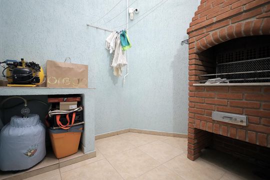 Churrasqueira de casa à venda com 3 quartos, 107m² em Jardim Paraiso, Santo André