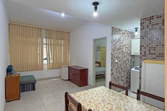 Apartamento para alugar com 1 quarto, 50m² em Gonzaga, Santos