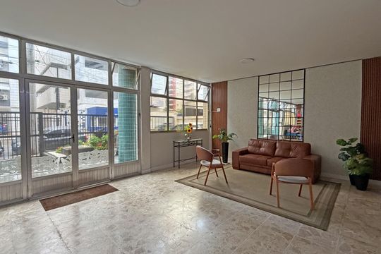 Área comum de apartamento para alugar com 1 quarto, 50m² em Gonzaga, Santos