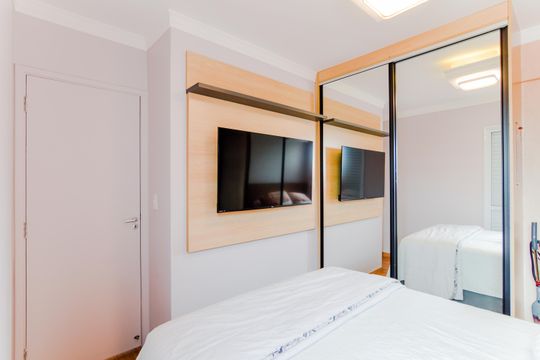 Quarto 1 - Suíte de apartamento para alugar com 2 quartos, 72m² em Vila Renata, Guarulhos