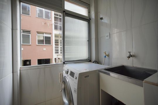 Área de Serviço de apartamento para alugar com 3 quartos, 63m² em Coqueiros, Florianópolis