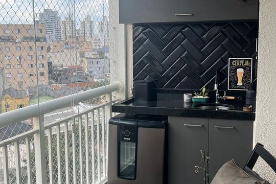 Varanda de apartamento à venda com 2 quartos, 63m² em Mooca, São Paulo