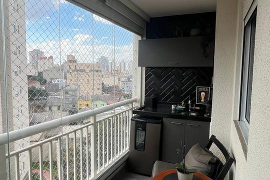 Varanda de apartamento à venda com 2 quartos, 63m² em Mooca, São Paulo