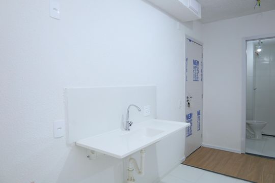 Cozinha de apartamento para alugar com 2 quartos, 32m² em Vila Progresso (zona Leste), São Paulo