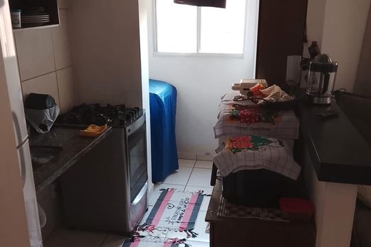 Cozinha de apartamento para alugar com 2 quartos, 60m² em Maria da Conceicao, Contagem