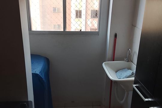 Área de serviço de apartamento para alugar com 2 quartos, 60m² em Maria da Conceicao, Contagem