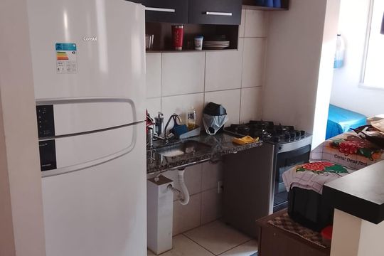 Cozinha de apartamento para alugar com 2 quartos, 60m² em Maria da Conceicao, Contagem