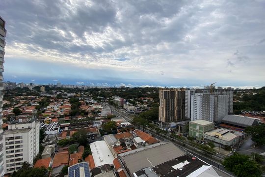Varanda Vista de apartamento para alugar com 2 quartos, 59m² em Caxingui, São Paulo
