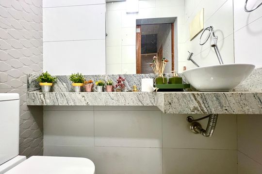 Lavabo de casa à venda com 4 quartos, 90m² em Conjunto Nova Pampulha (justinopolis), Contagem