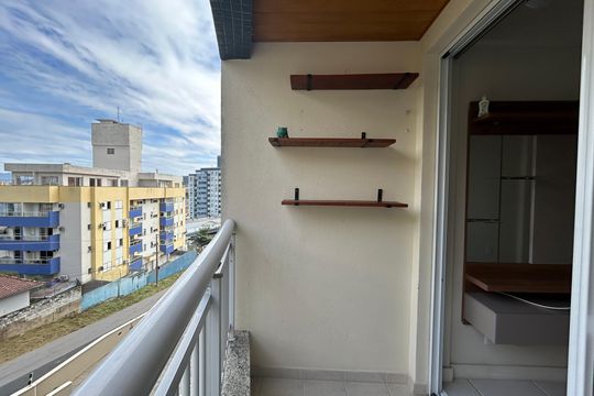 Varanda da Sala de apartamento para alugar com 2 quartos, 62m² em Itacorubi, Florianópolis