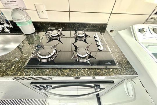 Cozinha de apartamento à venda com 2 quartos, 41m² em Jardim Brasilia, São Paulo