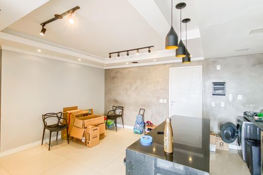 Sala de apartamento para alugar com 2 quartos, 58m² em Parque Boturussu, São Paulo