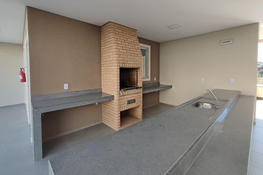 Área comum - Churrasqueira de apartamento para alugar com 2 quartos, 42m² em Jardim Nova Abolição, Campinas