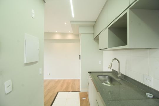 Cozinha de apartamento para alugar com 2 quartos, 44m² em Vila Albertina, São Paulo