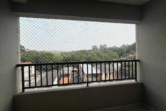 Varanda da Sala de apartamento à venda com 2 quartos, 58m² em Votupoca, Barueri