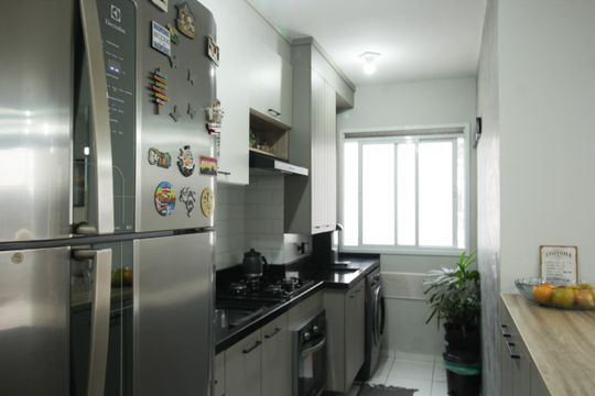 Cozinha e Área de Serviço de apartamento à venda com 2 quartos, 49m² em Vila Pirituba, São Paulo
