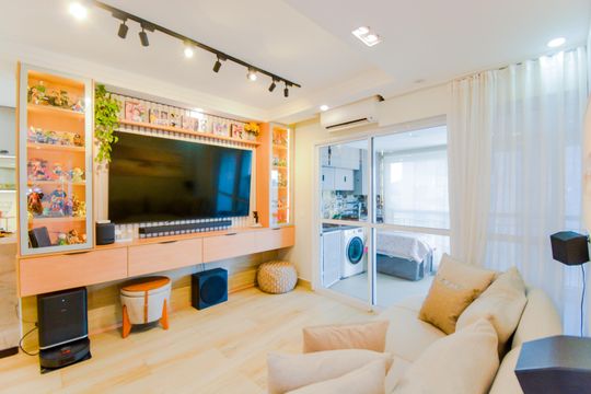 Sala de apartamento à venda com 3 quartos, 80m² em Jardim Flor da Montanha, Guarulhos
