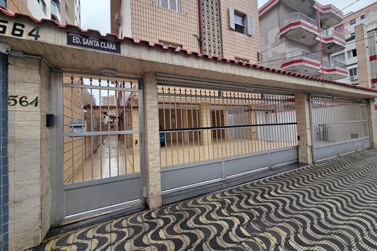 Fachada de apartamento para alugar com 1 quarto, 39m² em Boqueirão, Praia Grande