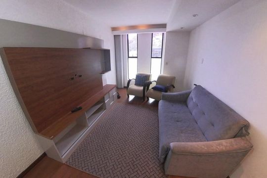 Sala de apartamento para alugar com 1 quarto, 46m² em Darmstadt, Petrópolis