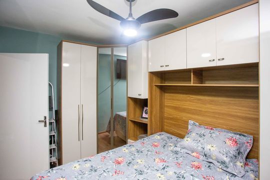 Quarto 1 de apartamento à venda com 2 quartos, 46m² em Serraria, Diadema