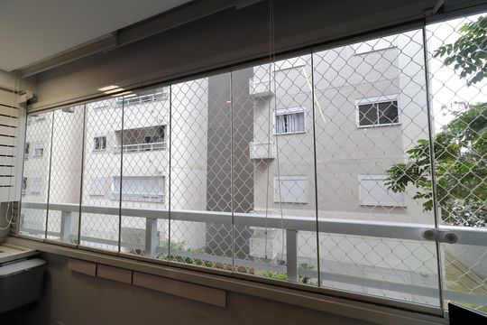 Área de Serviço - Vista de apartamento para alugar com 2 quartos, 43m² em Jurubatuba, São Paulo