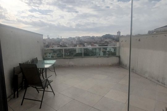 Área externa de apartamento à venda com 1 quarto, 100m² em Parque Oratório, Santo André