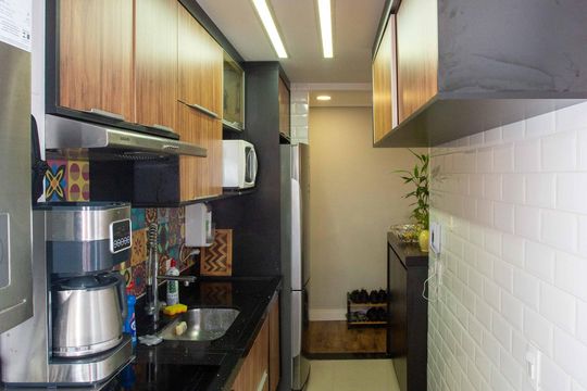 Área de Serviço de apartamento à venda com 3 quartos, 67m² em Centro, Diadema