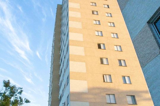 Fachada do bloco de apartamento à venda com 3 quartos, 67m² em Centro, Diadema