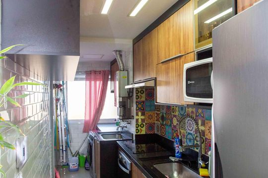 Cozinha de apartamento à venda com 3 quartos, 67m² em Centro, Diadema