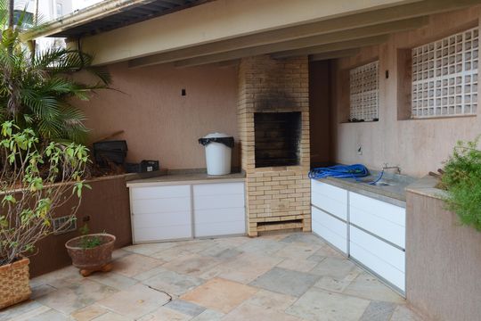 Área comum - Churrasqueira de apartamento para alugar com 3 quartos, 160m² em Centro, Ribeirão Preto
