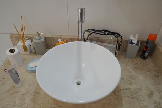 Banheiro de apartamento para alugar com 1 quarto, 48m² em Centro, Ribeirão Preto