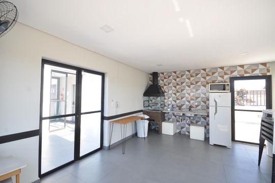 Área comum - Churrasqueira de apartamento à venda com 2 quartos, 45m² em Bortolândia, São Paulo